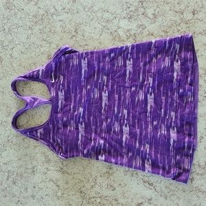 Purple Nike Dri-Fit Tank Top with Built-in Bra Size Small